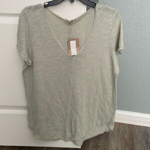 NWT Project Social T - light, soft, breathable tee - grayish cream, oversized S